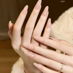 Lilith_nail☆ジェルネイルチップ☆オーダー受付中☆水光 ネイルチップ