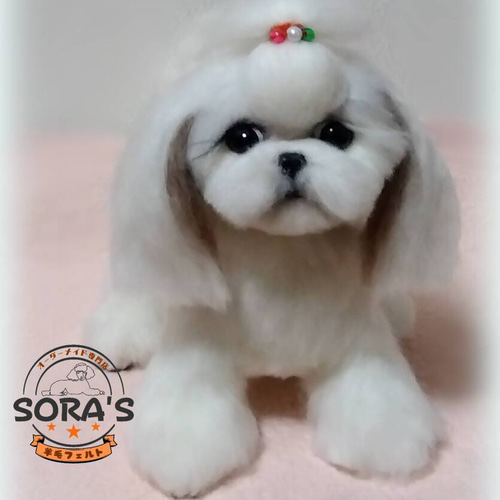 ☆愛犬オーダーメイドMサイズ☆羊毛フェルトオーダー(愛犬 わん
