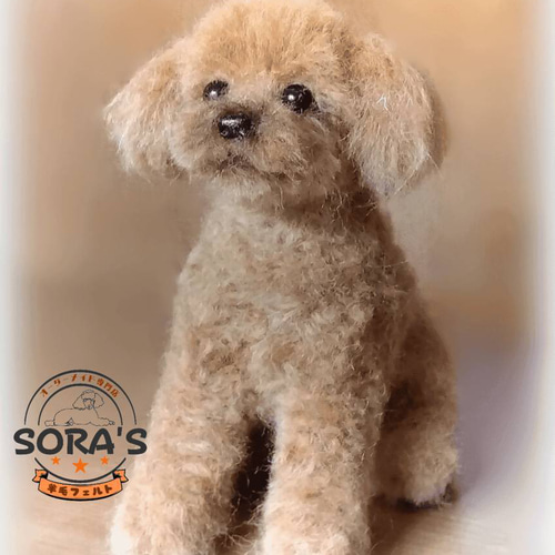 羊毛フェルト＃犬 リアルで可愛い 愛犬さん オーダー制作・わん