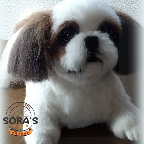 羊毛フェルト#犬 リアルで可愛い 愛犬さん オーダー制作・わん 羊毛フェルト#犬 リアルで可愛い 愛犬さん オーダー制作・わん