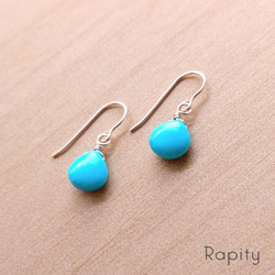 14kgf☆天然石クリスタル（水晶） デザインピアス ピアス（フック