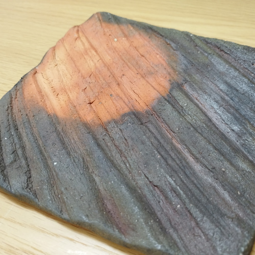 備前焼　角板皿 方皿 作家物 陶印有り 和雑貨 四季彩堂 オンラインショップ / 備前焼 角板皿