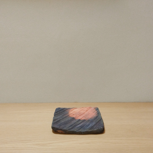 □備前焼の板皿(約17×18)□角皿 プレート 中皿 東児の花窯 通販