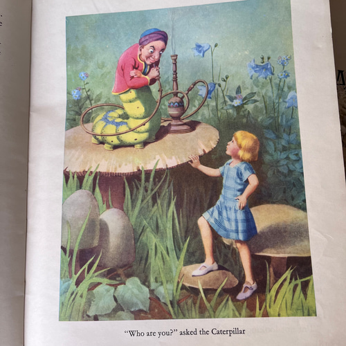 ヴィンテージ絵本・不思議の国のアリス・Alice in Wonderland