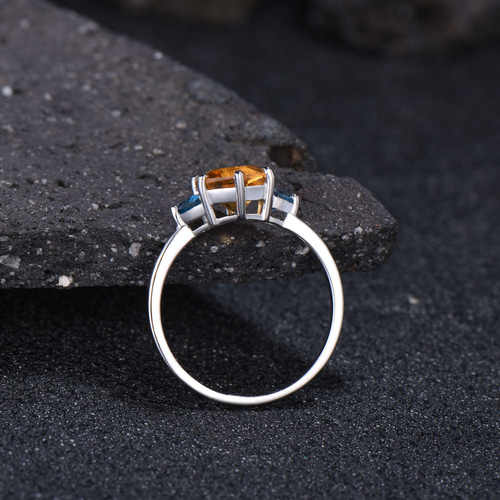 天然石　シトリン　天然石リング　オーダーリング シトリン オーダー天然石リング - EE-SHOP-EE'S GALLERY | minne byGMO