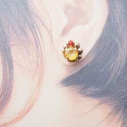 レトロなプリン・ア・ラ・モードの耳飾り 7枚目の画像