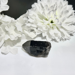 天然未加工石　モリオン（黒水晶）　レムリアン　ポイント　約41ｍｍ　チベット産　原石　天然石インテリア・置物として 2枚目の画像