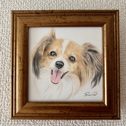 猫のミニ肖像画(オーダーメイド) 絵画 ペットアートカルモ 小倉スミエ