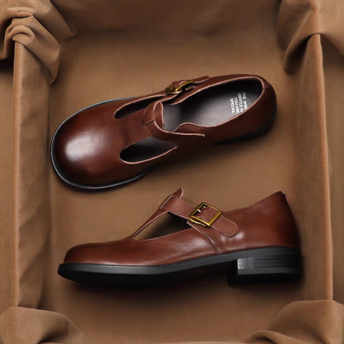 REGAL ブラウン レザー メリージェーン 大人気な優秀すぎるメリージェーンシューズ 本革メリージェーン