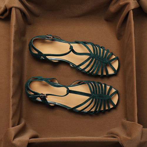 2025春夏 サンダル ローヒール 本革 かわいい シンプル おしゃれ 安定