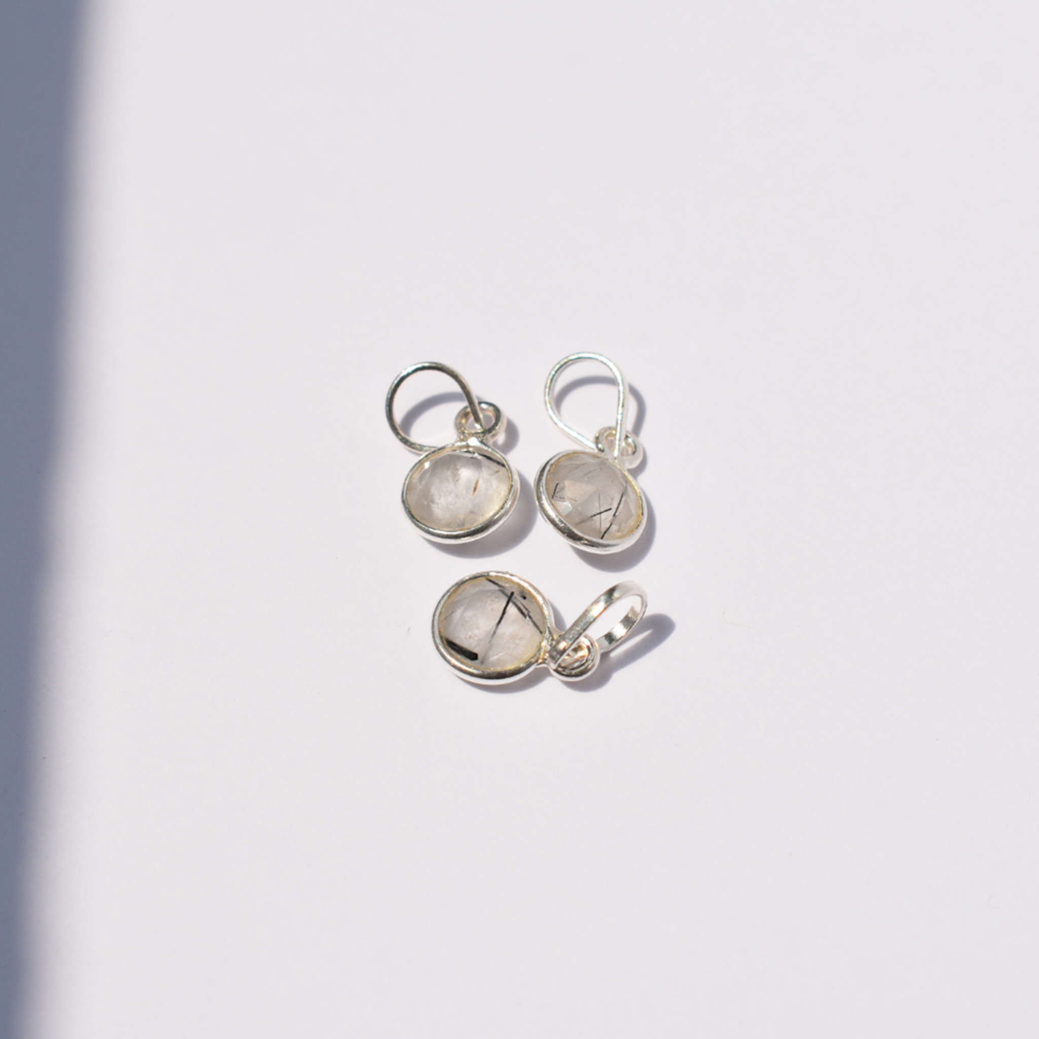 チェーンがえらべる ひと粒ペンダント (ブラックルチル)