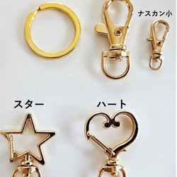 猫★金箔★イニシャルチャーム★キラキラ★クリアカラー★エレガント★上品 3枚目の画像