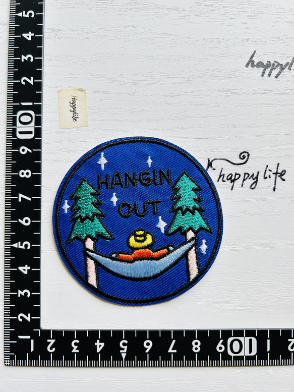 登山 ワッペン 刺繍 M16 NEW ベルクロワッペン アウトドア