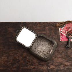 アンティークトリンケットボックス　イギリス　メタル宝石箱　ジュエリーケース　ヴィンテージ 4枚目の画像