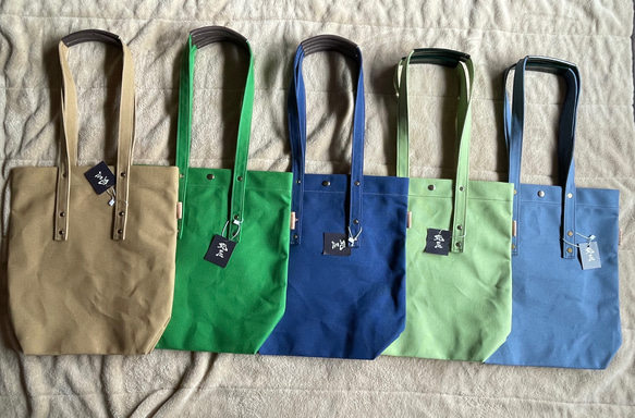 手縫いの本革を使ったトートバッグ トートバッグ ku. 通販