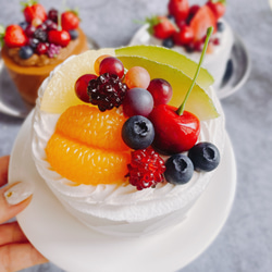 ぽむ 様☆フルーツケーキの小物入れ 他☆フェイクスイーツ 食品