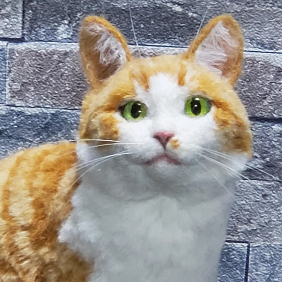 羊毛フェルトオーダーメイド、受注制作、羊毛フェルト犬、ペットロス 