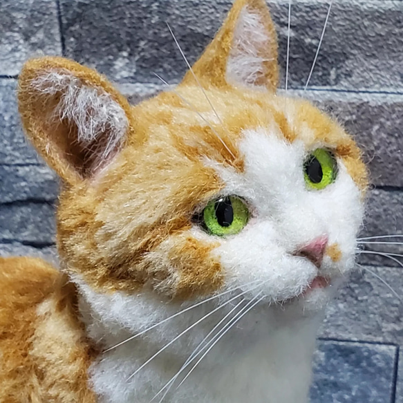 羊毛フェルトオーダーメイド、受注制作、羊毛フェルト犬、ペットロス 