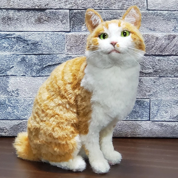 羊毛フェルトオーダーメイド、受注制作、羊毛フェルト犬、ペットロス 