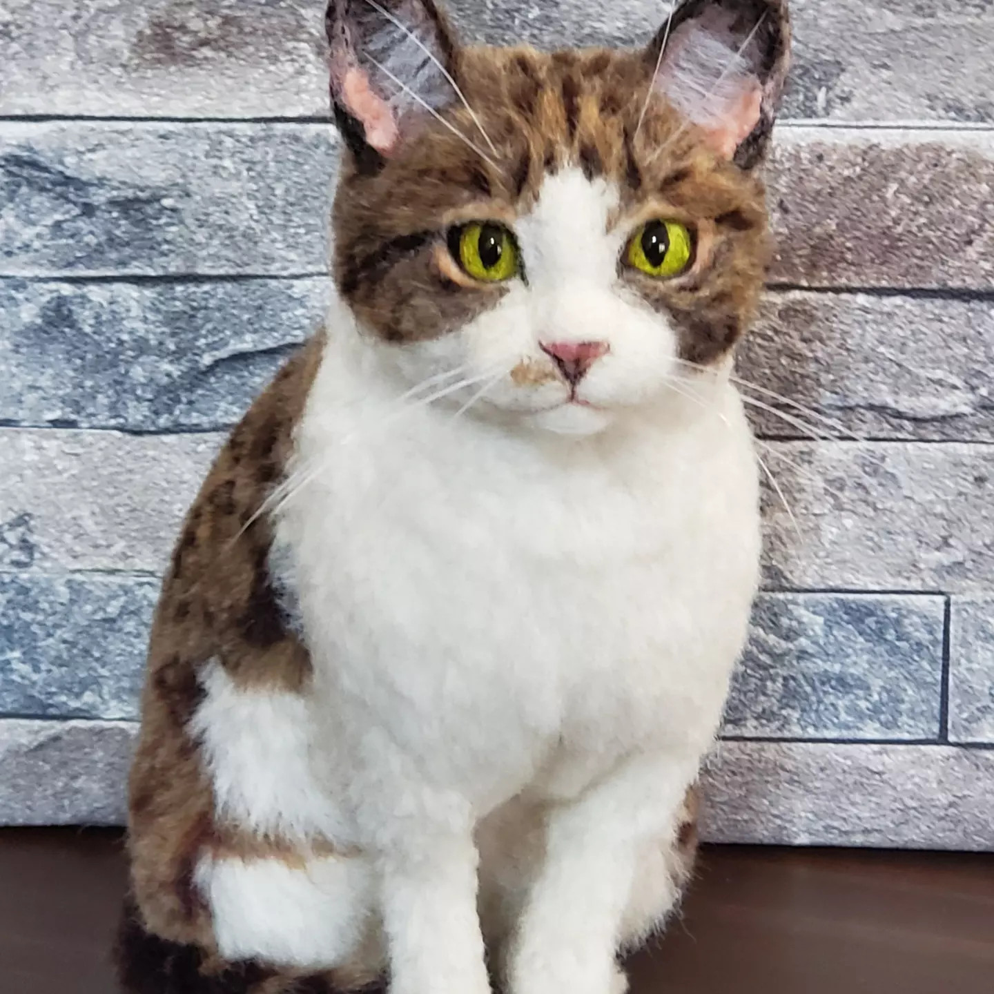 [羊毛フェルト]　うちの子　オーダーメイド　ハンドメイド　ペットロス　羊毛フェルト猫