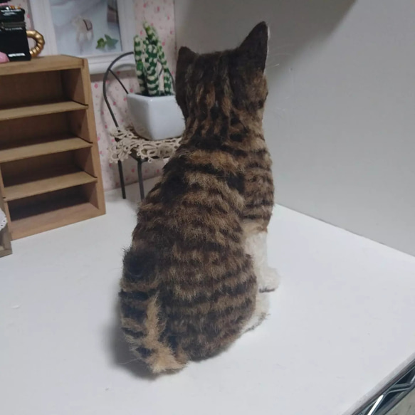 羊毛フェルトオーダーメイド、受注制作、羊毛フェルト犬、ペットロス 