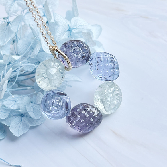 ブローチ ✩*॰本物のお花を✩*॰ ストーンつき