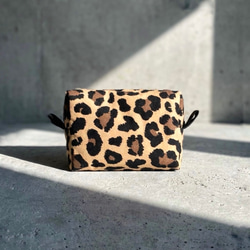 メイクポーチにピッタリ♪ 大人レオパード ♪ミニ ポーチ ポーチ