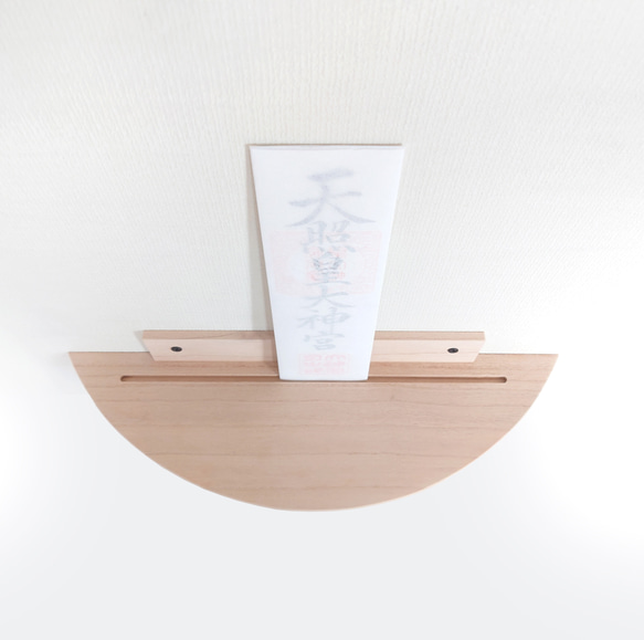 神棚 神具用 タイプ 国産 桐 キリ シンプル 軽い 札立て 5枚目の画像