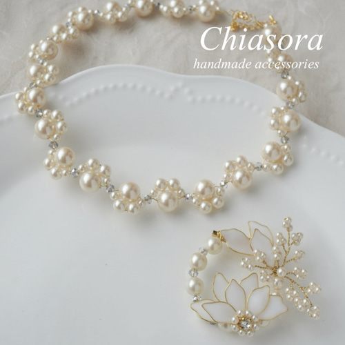 bloom フォーマルブローチ005入学式 卒業式 結婚式 ブローチ Chiasora 