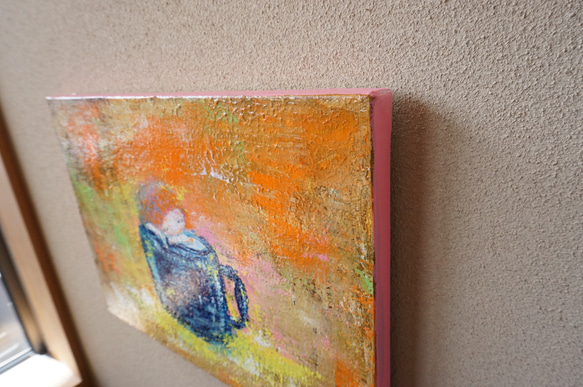 【coffee cup】＃原画＃イラスト＃ヒーリングアート＃キャンバス＃癒し＃コーヒーカップ＃子供#幸せ＃あたたかい 5枚目の画像