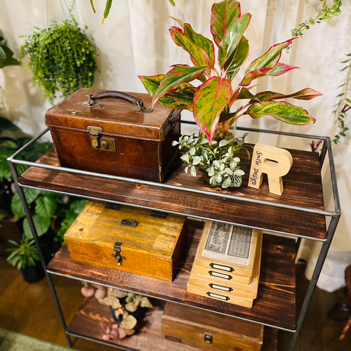 アイアン家具　シューズラック　コレクションラック　ハンドメイド　オーダーメイド アイアン家具 シューズラック コレクションラック ハンドメイド