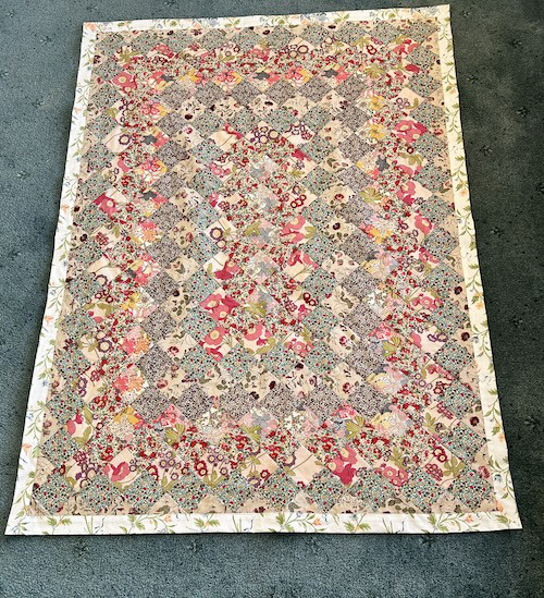 creema限定、リバティーパッチ、ラウンドワールド、タペストリー１点物