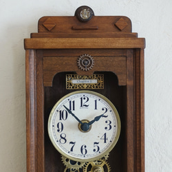 【送料無料】OLD FASHIONED #31 レトロな時計　Sサイズ　1点物　アンティーク調 4枚目の画像