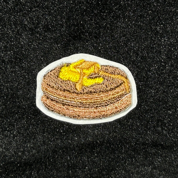 ☆刺繍シール／ステッカー ワッペン☆ パンケーキ ホットケーキ
