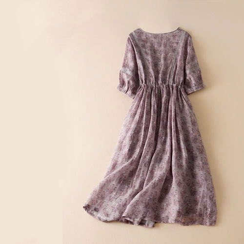 新品✨夏新作❤️オフショルワンピース✨レトロエレガントなデザイン CELFORD（セルフォード） (セール50%OFF) スカラカラーノースリーブ