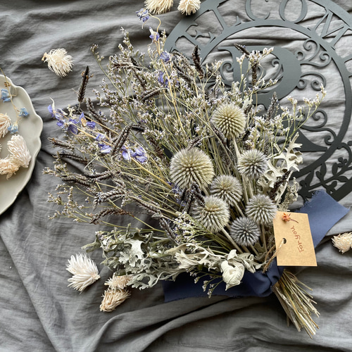 フレンチラベンダー＊ドライフラワースワッグ スワッグ Rose grass  