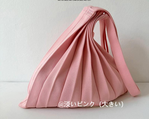 桜ピンク トートバッグ ミニバッグ コンパクトサイズ お洒落 手提げ