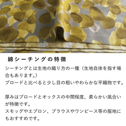 ツイル 生地見本 丸 シーチング C オックス