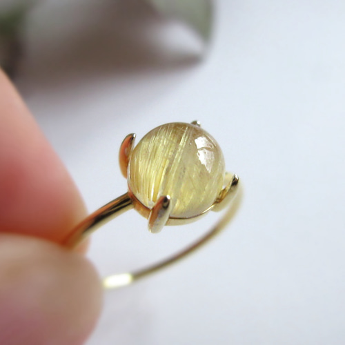 楽天市場】ルチルクォーツ リング 20ct SV925 超大粒 : ubazakura