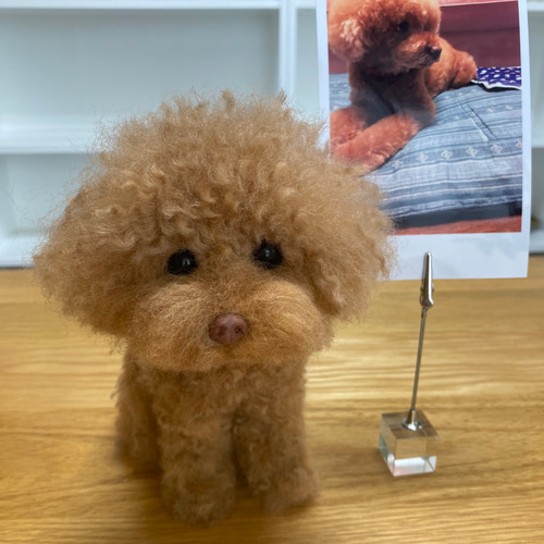 愛犬ちゃんのそっくりなリアルなペット人形をお作りします！ 羊毛