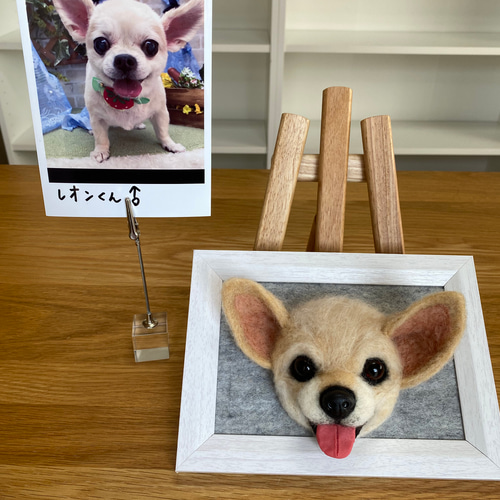 愛犬ちゃんのそっくりなリアルなペット人形をお作りします！ 羊毛