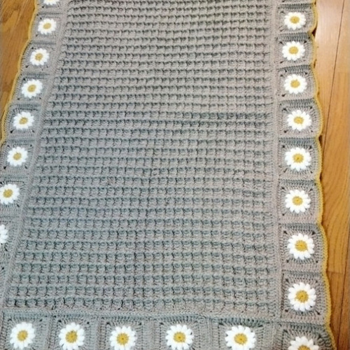 手編み大判マット　ブランケット 楽天市場】ブランケット 大判（道具・キット｜手芸・クラフト