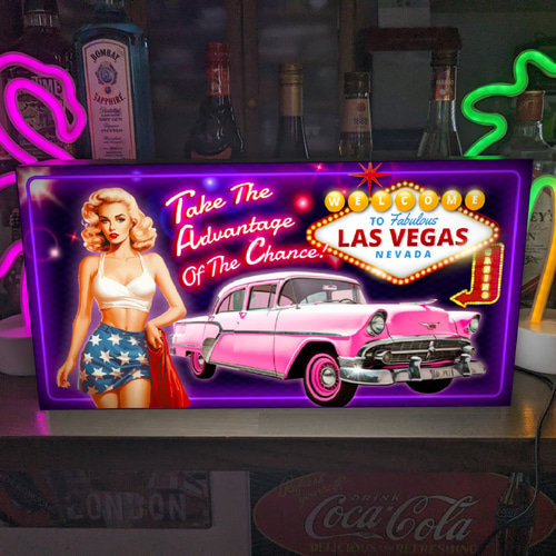 ラスベガス アメ車 ピンナップガール カジノ BAR 店舗 自宅