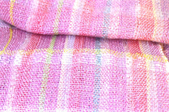 強撚糸織シリーズ　春の花シリーズ　ピンク（桜） 3枚目の画像