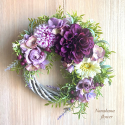 パープルローズ（NEW）と黒ブドウのキラキラ豪華深色大リース♪
（NEWブドウ） Y by YOSHIKI」 新作ロゼ＆新ヴィンテージワイン登場！ 日本の