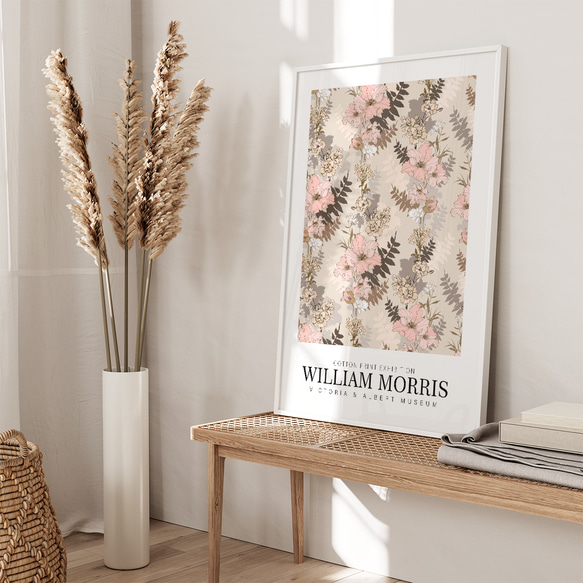 優雅的花卉牆藝術威廉莫里斯室內海報外國藝術/5346 第2張的照片
