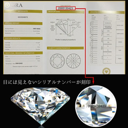 お値引きセール中！【本物品質証明書付き】モアサナイトネックレスゴールド0.5ct/サージカルステンレス/ダイヤ 6枚目の画像