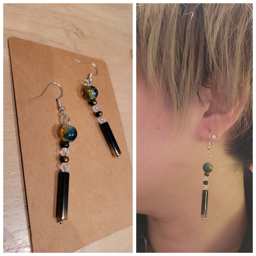 ハンドメイドピアス60