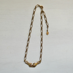 ネックレス【Lady hand vintage chain/brass】アンティーク　ヴィンテージ　手　ハンド 7枚目の画像