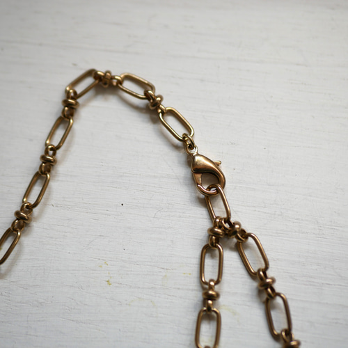 ネックレス【Lady hand vintage chain/brass】アンティーク ネックレス【Lady hand vintage chain/brass】アンティーク